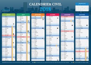 calendrier 2018