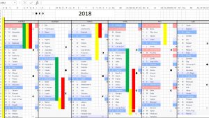 fabrication calendrier 2018